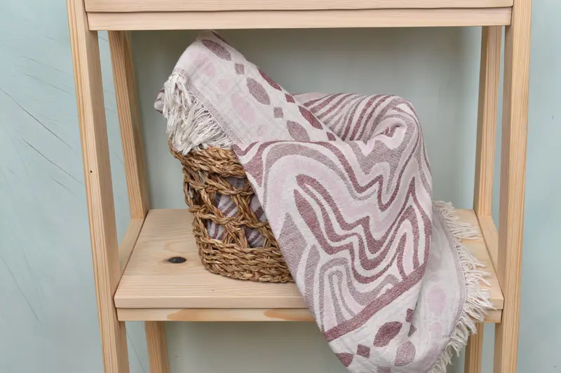 70x40 Cotton Geometric Towel, Housewarming Gift, Fringed Turkish peshtemal beach towel USA, Travel towel, Personalized Gift, Handmade Gift - 5
