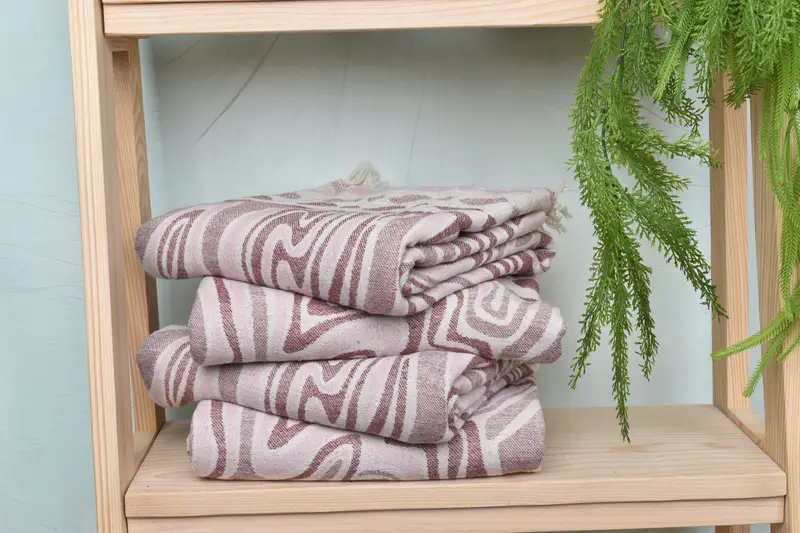 70x40 Cotton Geometric Towel, Housewarming Gift, Fringed Turkish peshtemal beach towel USA, Travel towel, Personalized Gift, Handmade Gift - 8