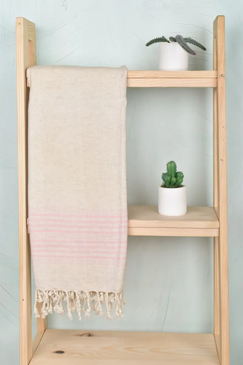 Cotton towel, Best Friend Gift Ideas, Custom Wedding Towel, Home Decor Gifts, Turkish Towel USA, Turkish Bath Towel Set, 68x40 Linen Striped Towel - 8