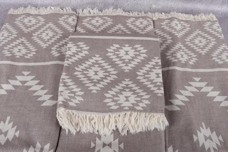 Spa Towel, Grandma Gift, Unique Wedding Gift, 70x36 Cotton Kilim Towel, Custom Towel Beach, Gifts For Him, Monogrammed Beach Towel, Quick-dry towel - 5