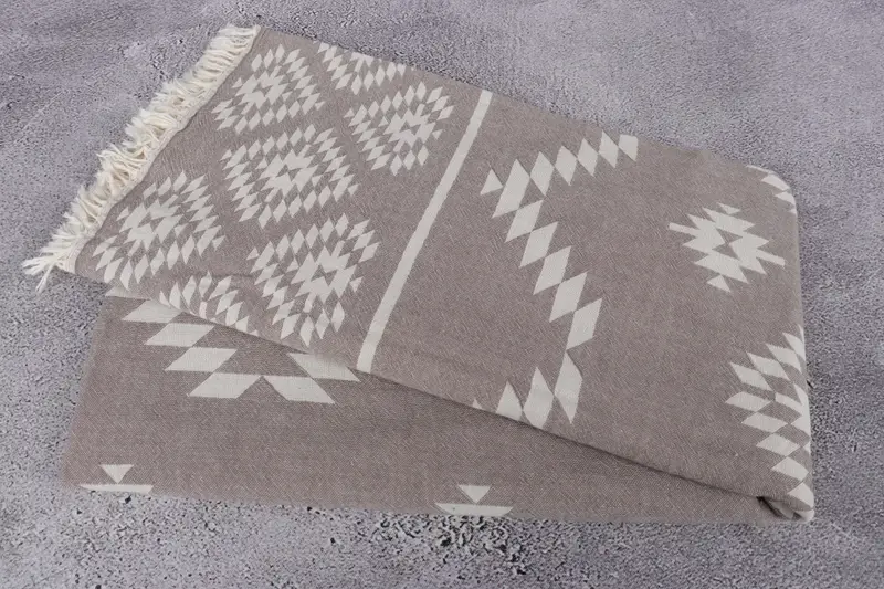 Spa Towel, Grandma Gift, Unique Wedding Gift, 70x36 Cotton Kilim Towel, Custom Towel Beach, Gifts For Him, Monogrammed Beach Towel, Quick-dry towel - 7
