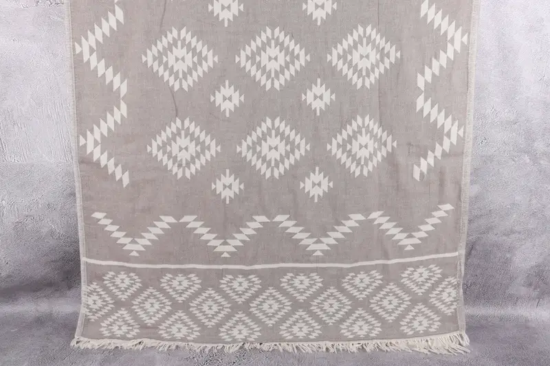 Spa Towel, Grandma Gift, Unique Wedding Gift, 70x36 Cotton Kilim Towel, Custom Towel Beach, Gifts For Him, Monogrammed Beach Towel, Quick-dry towel - 1