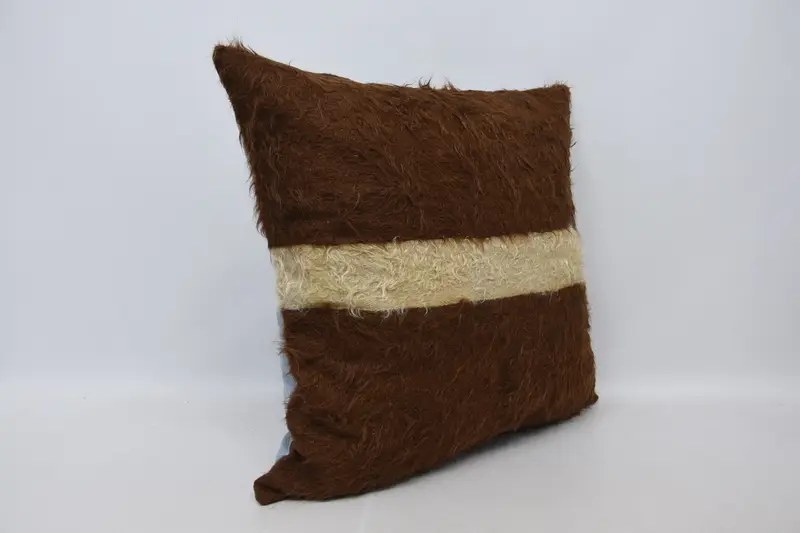 Bench Cushion Cover, One Of A Kind Pillow, Boho Pillow Sham Cover, Turkish Kilim Pillow, Kilim Pillow Cover, 28x28 Brown Pillow Cover, Cushion Case - 3
