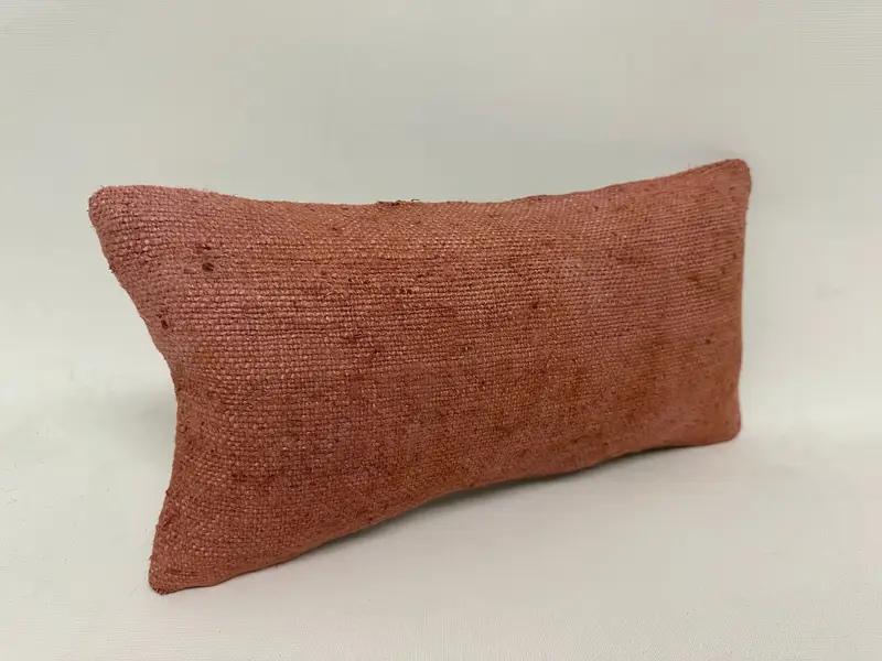 8x16 Red Pillow Cover, Vintage Kilim Pillow, Cushion, Kilim Cushion Sham, Sofa Bolster Pillow Cover, Natural Pillow, Pillow for Couch - 3
