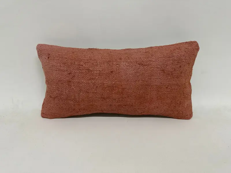 8x16 Red Pillow Cover, Vintage Kilim Pillow, Cushion, Kilim Cushion Sham, Sofa Bolster Pillow Cover, Natural Pillow, Pillow for Couch - 1
