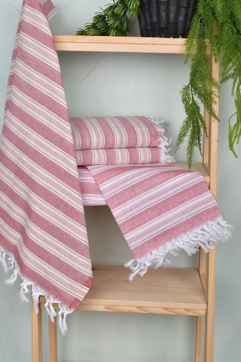 Bachelor Party Favors, Monogram Turkish Towel, Home Decor Gifts, Wedding Hand Made Gift, Bachelorette Party Decorations, 70x40 Cotton Striped Towel - 6