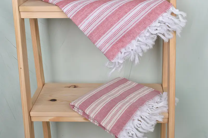 Bachelor Party Favors, Monogram Turkish Towel, Home Decor Gifts, Wedding Hand Made Gift, Bachelorette Party Decorations, 70x40 Cotton Striped Towel - 5