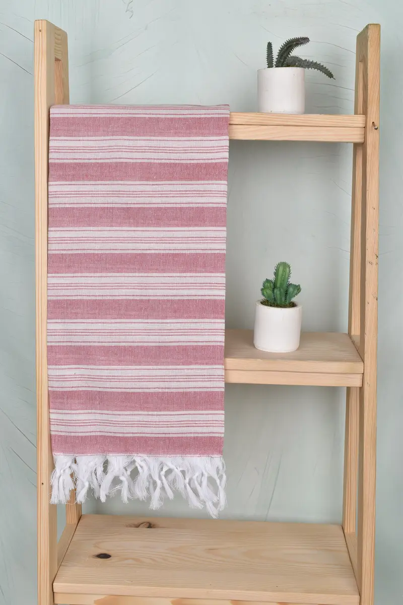 Bachelor Party Favors, Monogram Turkish Towel, Home Decor Gifts, Wedding Hand Made Gift, Bachelorette Party Decorations, 70x40 Cotton Striped Towel - 8