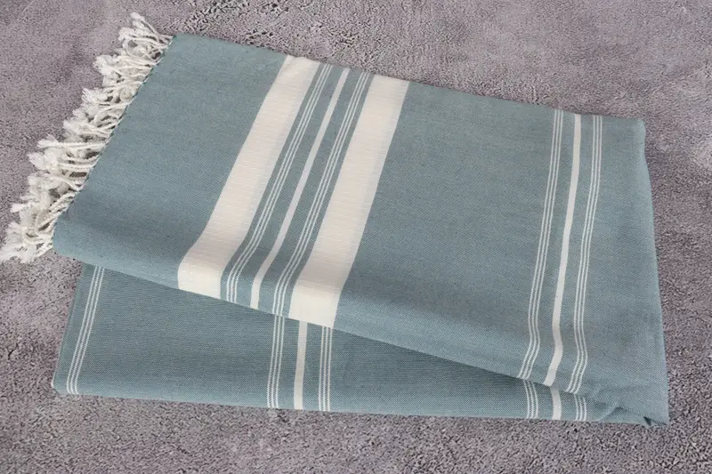 Best Wedding Gift, Lightweight Turkish towel, Sand-free towel, Scarf Towel, Bachelor Party Favors, Personalized Gifts, 60x38 Cotton Striped Towel - 6