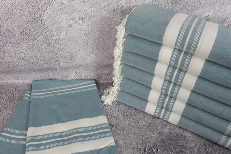 Best Wedding Gift, Lightweight Turkish towel, Sand-free towel, Scarf Towel, Bachelor Party Favors, Personalized Gifts, 60x38 Cotton Striped Towel - 2