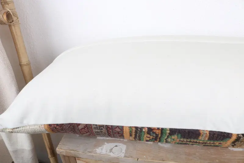 16x43 Rainbow Pillow, Antique Pillows, Colorful Pillow Case, Bed Pillow, Ethnical Kilim Rug Pillow, Pillow Cover, Pillow for Sofa - 7