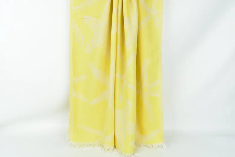 Bridesmaid Gifts Personalized, Peshtemal Towel, Travel Towel, Gift For Him, Summer Towel, 70x40 Cotton Starfish Patterned Towel, Turkish bath towel - 2