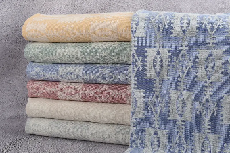 Kitchen Towel Turkish Cotton Beige, Set of 6, 16x24 Inches