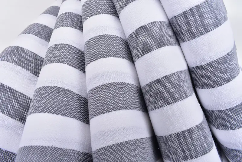 44x20 Cotton Striped Towel, Wedding Gift, Bridesmaid Gifts, Turkish Hand Towel, Valentine Day Gift For Her, Travel Towel, Bridesmaid Proposal Gift - 5