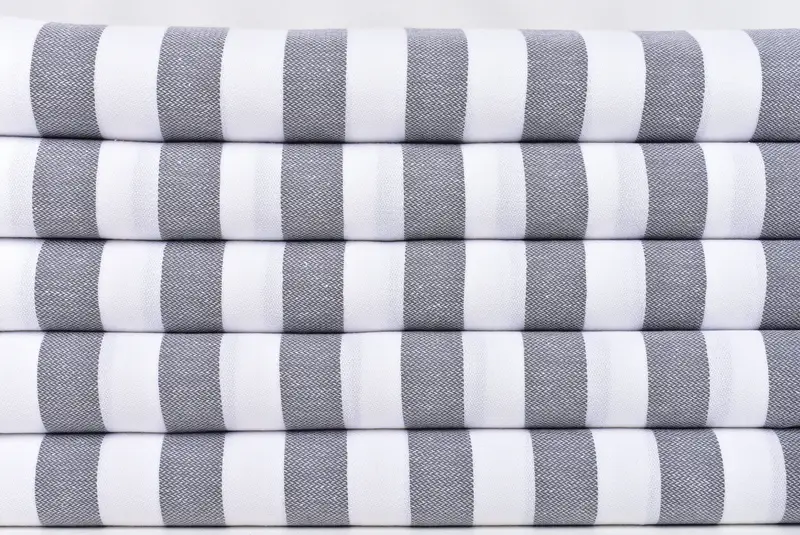 44x20 Cotton Striped Towel, Wedding Gift, Bridesmaid Gifts, Turkish Hand Towel, Valentine Day Gift For Her, Travel Towel, Bridesmaid Proposal Gift - 2