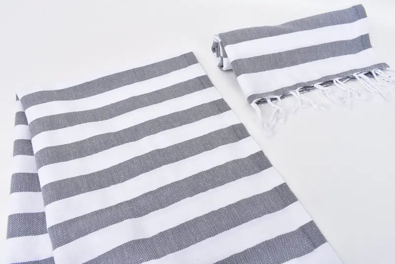 44x20 Cotton Striped Towel, Wedding Gift, Bridesmaid Gifts, Turkish Hand Towel, Valentine Day Gift For Her, Travel Towel, Bridesmaid Proposal Gift - 7