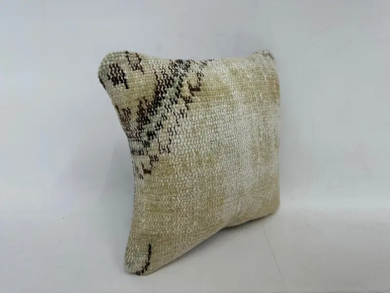 12x12 Inch Southwestern Embroidered Pillow, Handmade Throw Pillow - 3