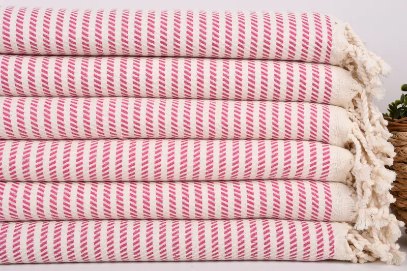 Housewarming Gift, 70x40 Cotton Polka Dot Towel, Yoga Towel, Lightweight Turkish towel, Birthday Gift, Wedding Gifts Towel, Bridemaids Beach Towel - 2