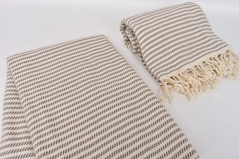 Personalized Towel, Sand-resistant towel, Large Turkish Towel, Personalized Wedding Gift For Couple, Bulk Order Towel, 70x40 Cotton Polka Dot Towel - 7