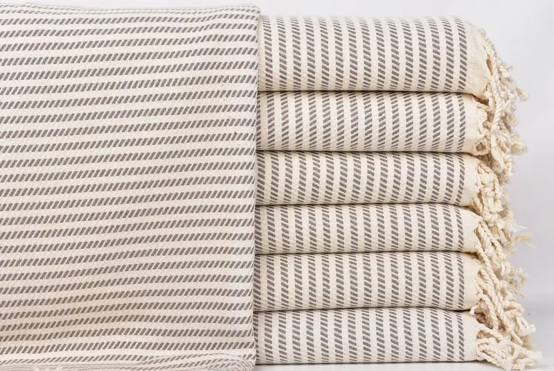 Personalized Towel, Sand-resistant towel, Large Turkish Towel, Personalized Wedding Gift For Couple, Bulk Order Towel, 70x40 Cotton Polka Dot Towel - 1
