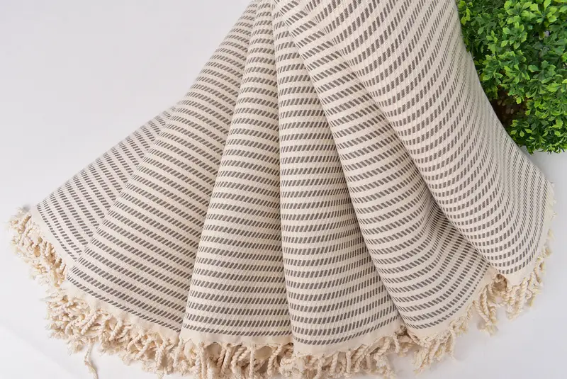 Personalized Towel, Sand-resistant towel, Large Turkish Towel, Personalized Wedding Gift For Couple, Bulk Order Towel, 70x40 Cotton Polka Dot Towel - 4