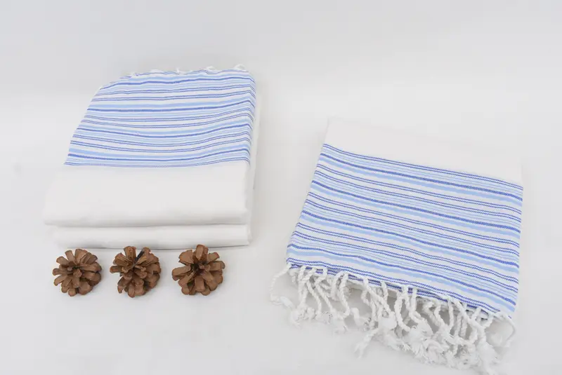 Sand-free towel, Large Turkish Towel, Bachelor Gifts, Girls Weekend Getaways Gifts, 70x40 Cotton Striped Towel, Xmas Gifts, Best Friend Wedding Gift - 7