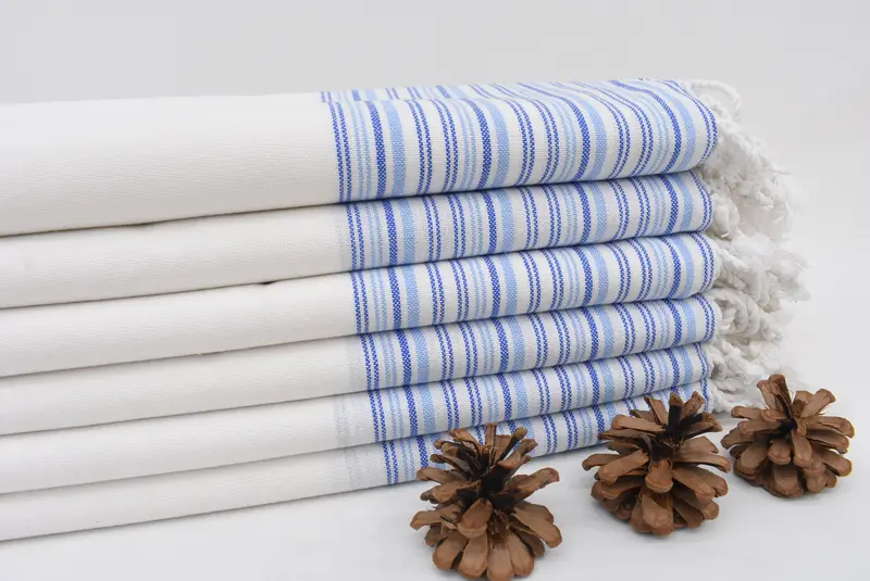 Sand-free towel, Large Turkish Towel, Bachelor Gifts, Girls Weekend Getaways Gifts, 70x40 Cotton Striped Towel, Xmas Gifts, Best Friend Wedding Gift - 1