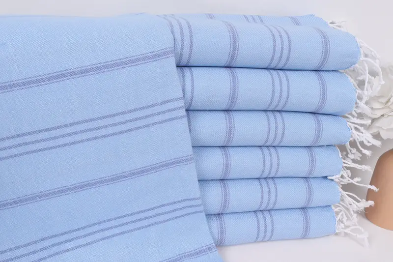 Bridesmaid Gifts, Personalized Gifts, Baby Boy Gift, 40x24 Cotton Striped Towel, Gift For Wedding Day, Custom Wedding Gifts, Personalized Hand Towel - 1