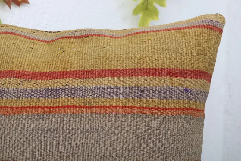 Pillow Sham, Kilim Pillow, Vintage Kilim Throw Pillow, Kilim Pillow Cover, Meditation Pillow, 16x16 Green Pillow Sham, Vintage Kilim Pillow Pillow - 5