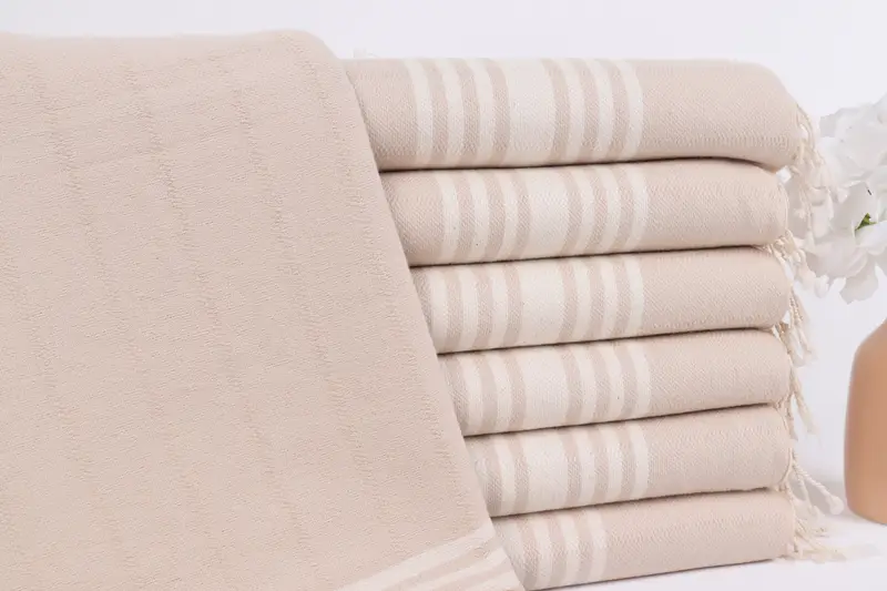 Turkish Towel Beach, Spa Towel, Wedding Favors, Gift For Boyfriend, Hammam towel, 64x36 Cotton Striped Towel, Florida Bachelorette Party Favors - 1