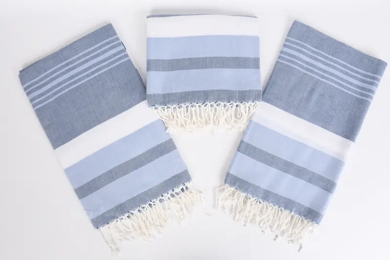 Best Wedding Gift, Turkish Beach Towel Monogram, Bridal Shower Gift, Wedding For Favor, Embroidered Towel, Turkish towel, 70x40 Cotton Striped Towel - 7
