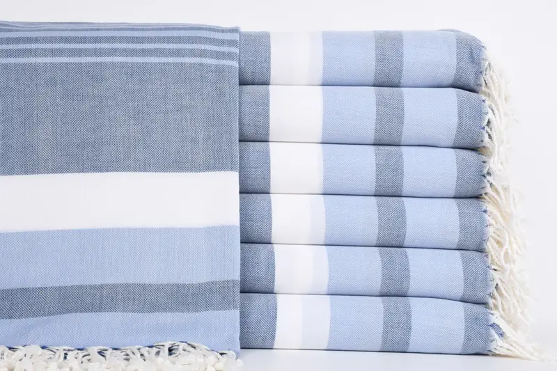 Best Wedding Gift, Turkish Beach Towel Monogram, Bridal Shower Gift, Wedding For Favor, Embroidered Towel, Turkish towel, 70x40 Cotton Striped Towel - 1