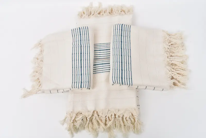 70x40 Cotton Striped Towel, Personalized Towel Gift, Travel towel, Organic Beach Towel, Bachelorette Party Decorations, Peshtemal, Wedding Favors - 6