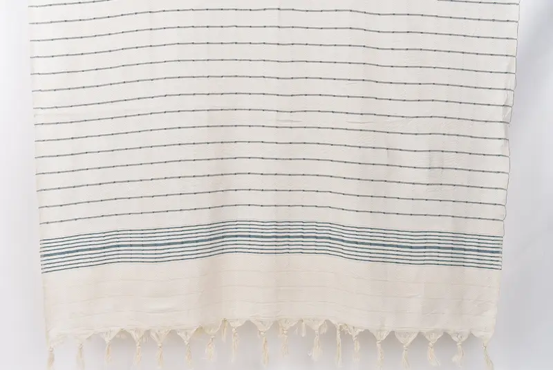 70x40 Cotton Striped Towel, Personalized Towel Gift, Travel towel, Organic Beach Towel, Bachelorette Party Decorations, Peshtemal, Wedding Favors - 8