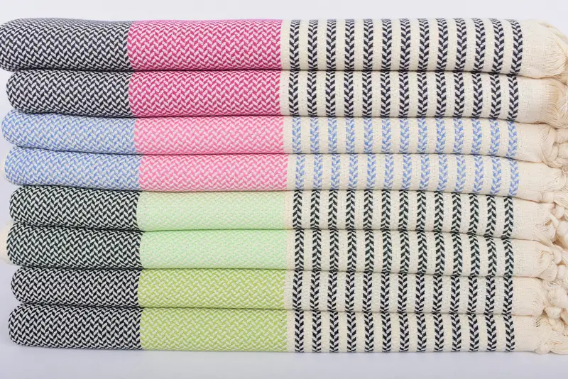 Welcome Wedding Gift, Bachelorette Party Gifts Bridesmaids, Custom Towel, Custom Wedding Gift, 70x40 Cotton Striped Towel, Decorative Towel - 3