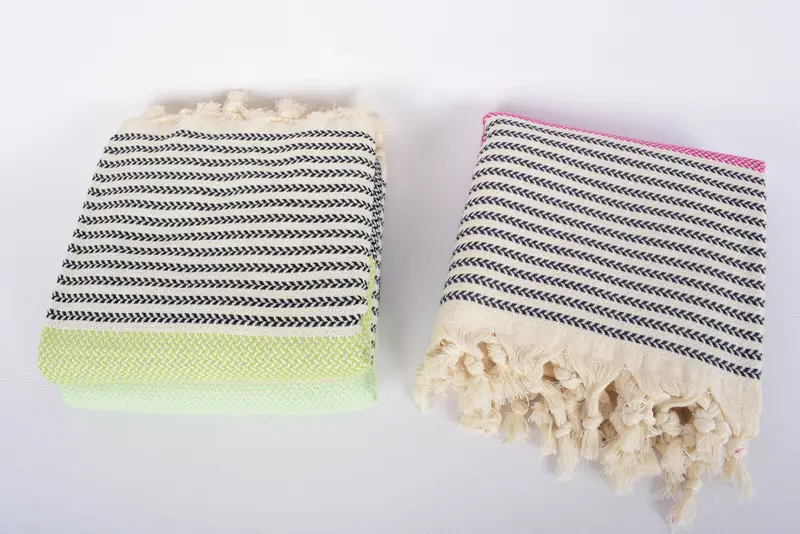 Welcome Wedding Gift, Bachelorette Party Gifts Bridesmaids, Custom Towel, Custom Wedding Gift, 70x40 Cotton Striped Towel, Decorative Towel - 8