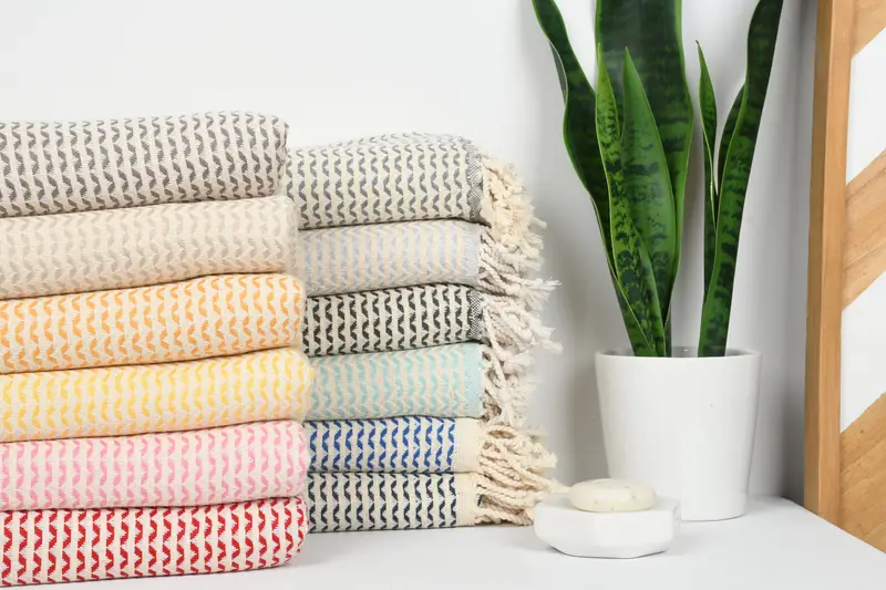 70x40 Cotton Diamond Towel, Towel With Name, Bridesmaid Gift Towel, Wedding Gift, Customized Towels, Peshtemal Towel USA, Quick-dry peshtemal - 2