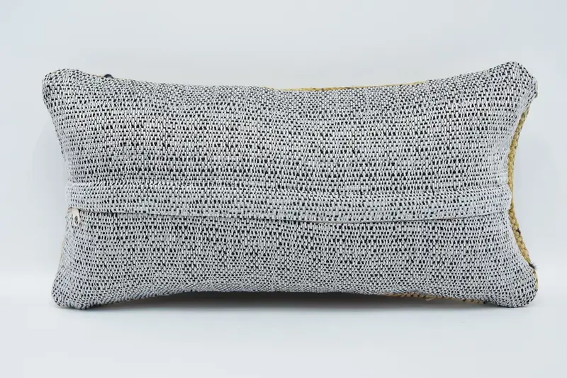 8x16 Orange Pillow Sham, Shabby Chic Pillow, Pillow for Couch, Pillow Case, Nomadic Cushion Case, Kilim Cushion Sham, Handmade Kilim Cushion - 6