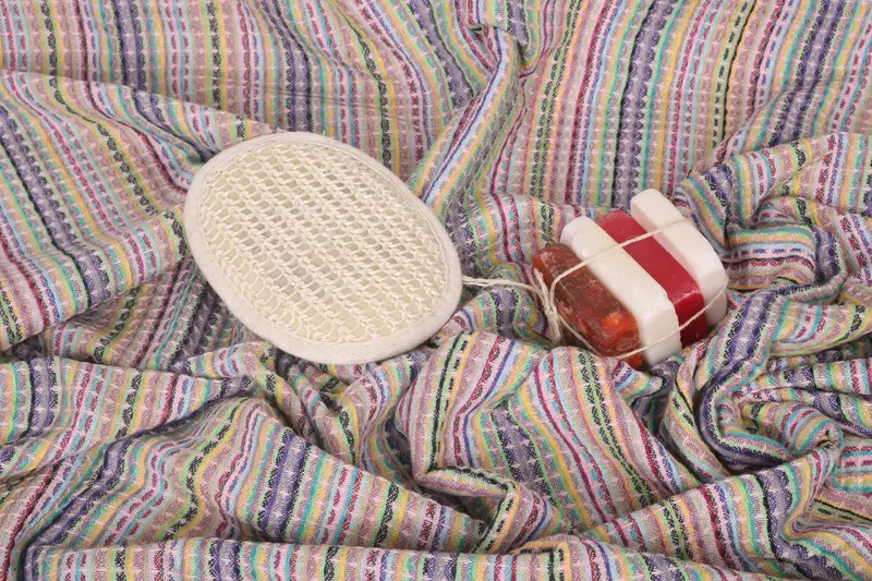 Quick-dry peshtemal, Merry Christmas Gifts, Embroidered Towel, Peshtemal Towel, Personalized Gift, Spa Towel, 70x40 Cotton Waffle Towel, Scarf Towel - 7