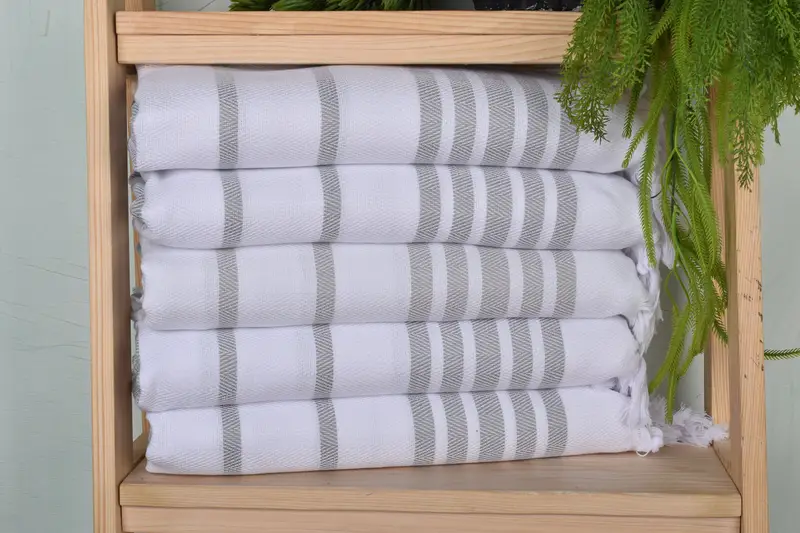 36x24 Cotton Herringbone Towel, Personalized Kitchen Towel, Summer Towel, Small Bath Towels, Bridesmaid Gifts, Bachelorette Gifts, Bridesmaid Gift - 1