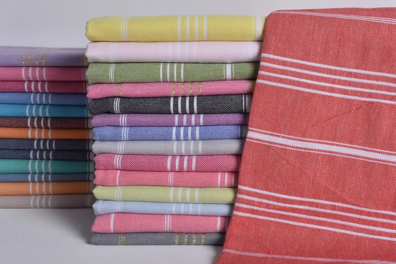 Bachelorette Party Gifts, Personalized Bridesmaid Gift, Sand-free towel, Organic Turkish towel, 70x40 Cotton Striped Towel, Customized Towels