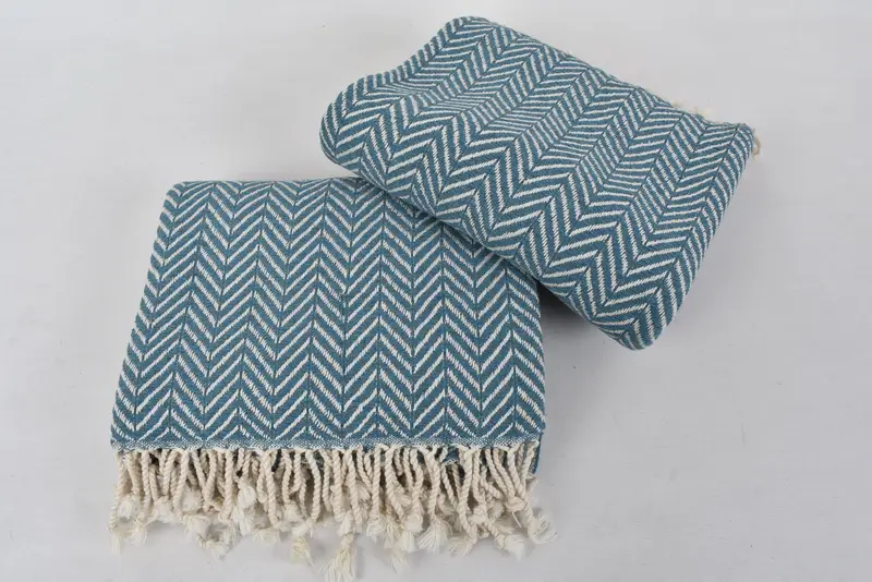 Bachelorette Party Decorations, Quick-Dry Beach Towel, Summer Towel, Bridal Shower Favor, 70x40 Cotton Zig zag Towel, Personalized Bridesmaid Gift - 7