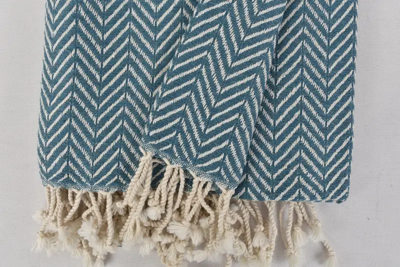 Bachelorette Party Decorations, Quick-Dry Beach Towel, Summer Towel, Bridal Shower Favor, 70x40 Cotton Zig zag Towel, Personalized Bridesmaid Gift - 4