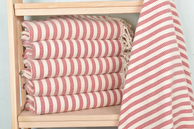 Bridesmaid Towel, Beach Towel Bulk, Summer Gift, Bachelorette Party Gifts Bridesmaids, Beach towel, Bathroom Towel, 70x40 Cotton Chevron Towel - 2