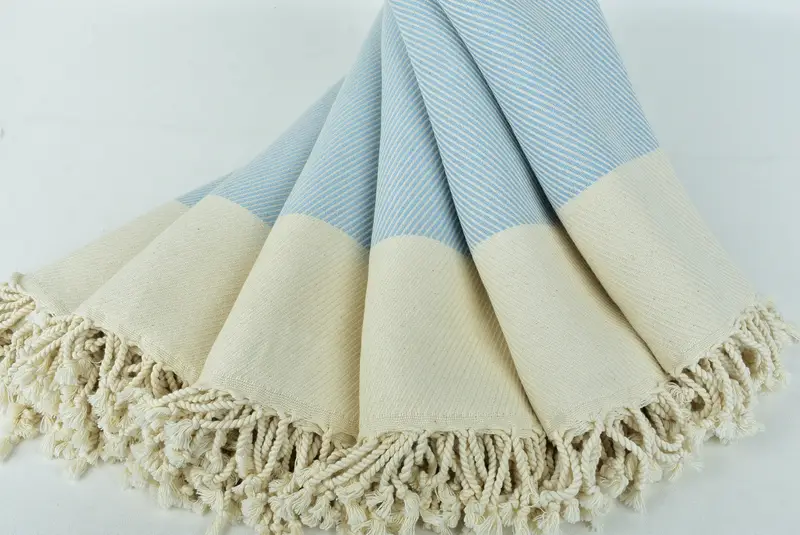 70x40 Cotton Striped Towel, Best Friend Gift, Bridesmaid Gifts Personalized, Friends Beach Towel, Personalized Towel, Large Turkish Towel - 4