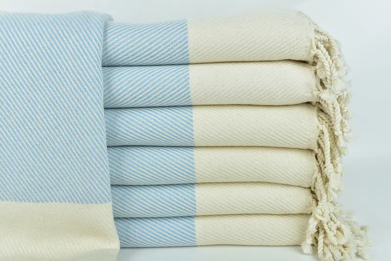 70x40 Cotton Striped Towel, Best Friend Gift, Bridesmaid Gifts Personalized, Friends Beach Towel, Personalized Towel, Large Turkish Towel - 1