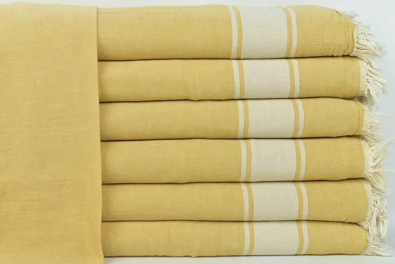 70x60 Cotton Striped Towel, Bedspread, Wedding Anniversary Gift, Family Gift Basket, Bachelor Party Gifts, Personalized Gifts, Throw Blanket Couch - 1