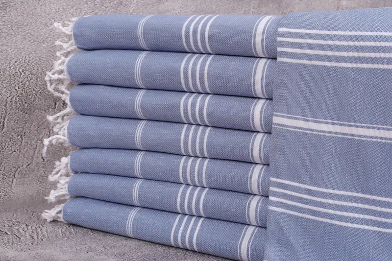 Cotton towel, Travel towel, Miami Bachelorette Party Favors, Wedding Towel, 70x40 Cotton Striped Towel, Valentines Day Gift, Custom Beach Towel - 1