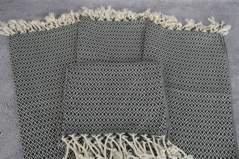 Holiday Towel, Turkish Hand Towel, Custom Hand Towel, 40x20 Cotton Diamond Towel, Housewarming Gift, Wedding Gift Ideas, Personalized Dish Towel - 4