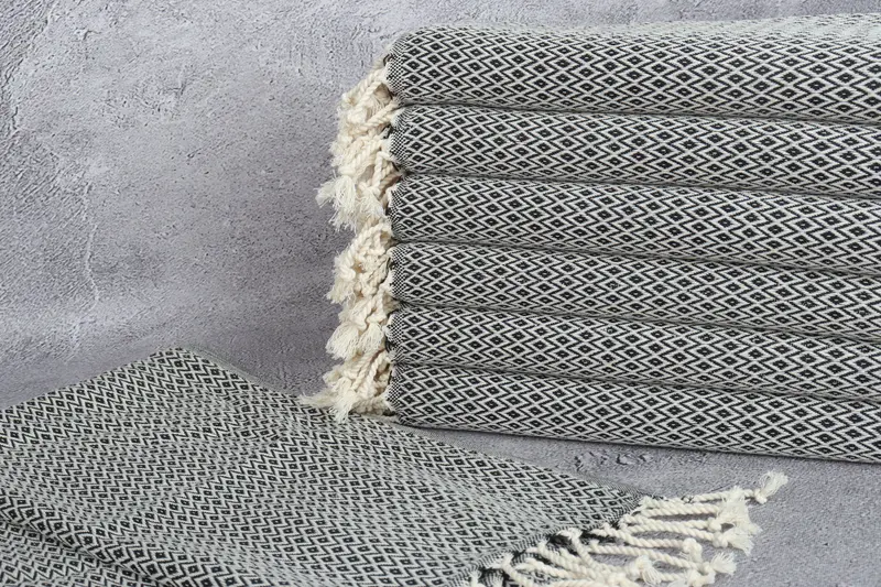 Holiday Towel, Turkish Hand Towel, Custom Hand Towel, 40x20 Cotton Diamond Towel, Housewarming Gift, Wedding Gift Ideas, Personalized Dish Towel - 2